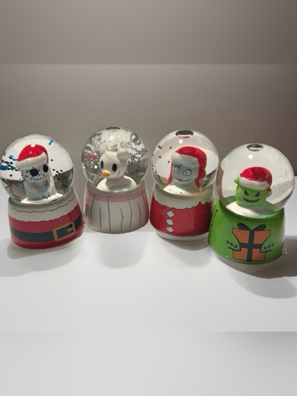 Nightmare Before Christmas 2.5” Snow Globe Set of 4